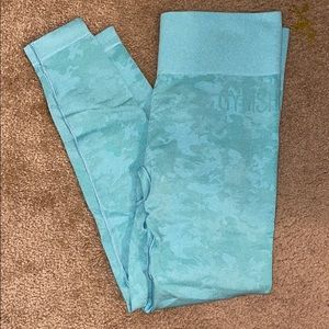 gymshark blue camo seamless